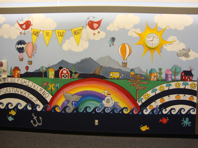 Mural in Peds Therapy