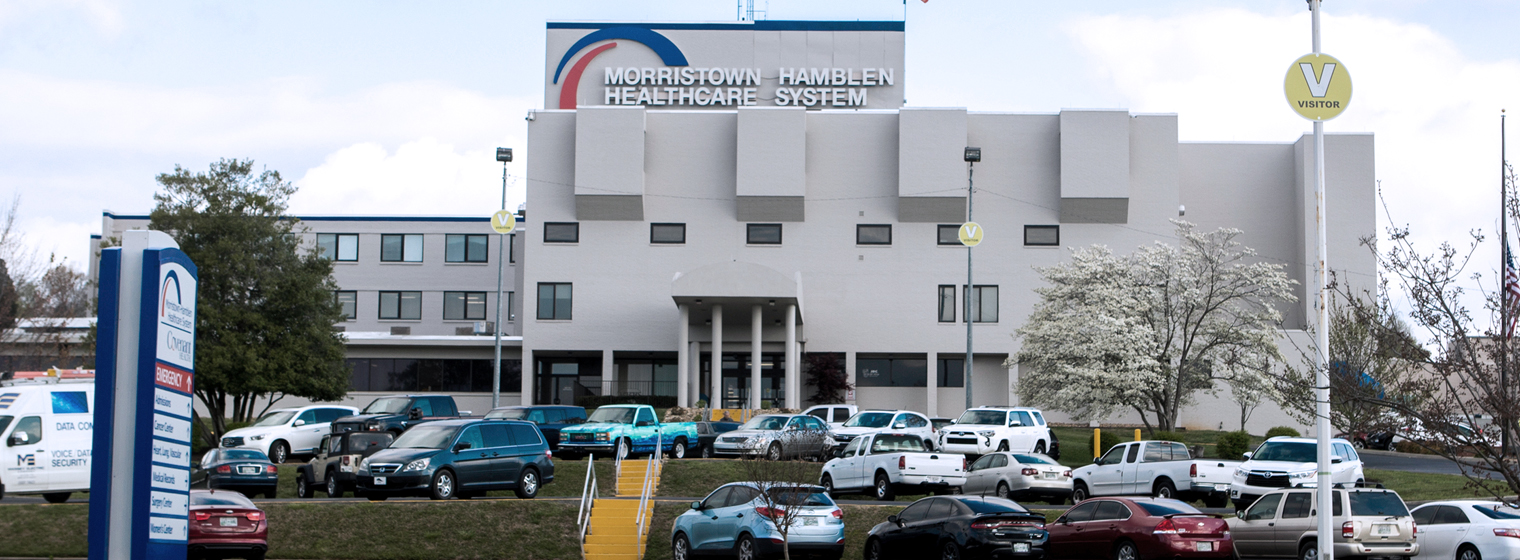 exterior photo of Morristown-Hamblen Healthcare System