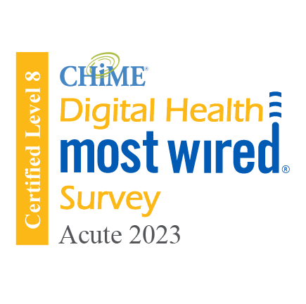 CHIME Digital Health Most Wired Acute Level 8 logo