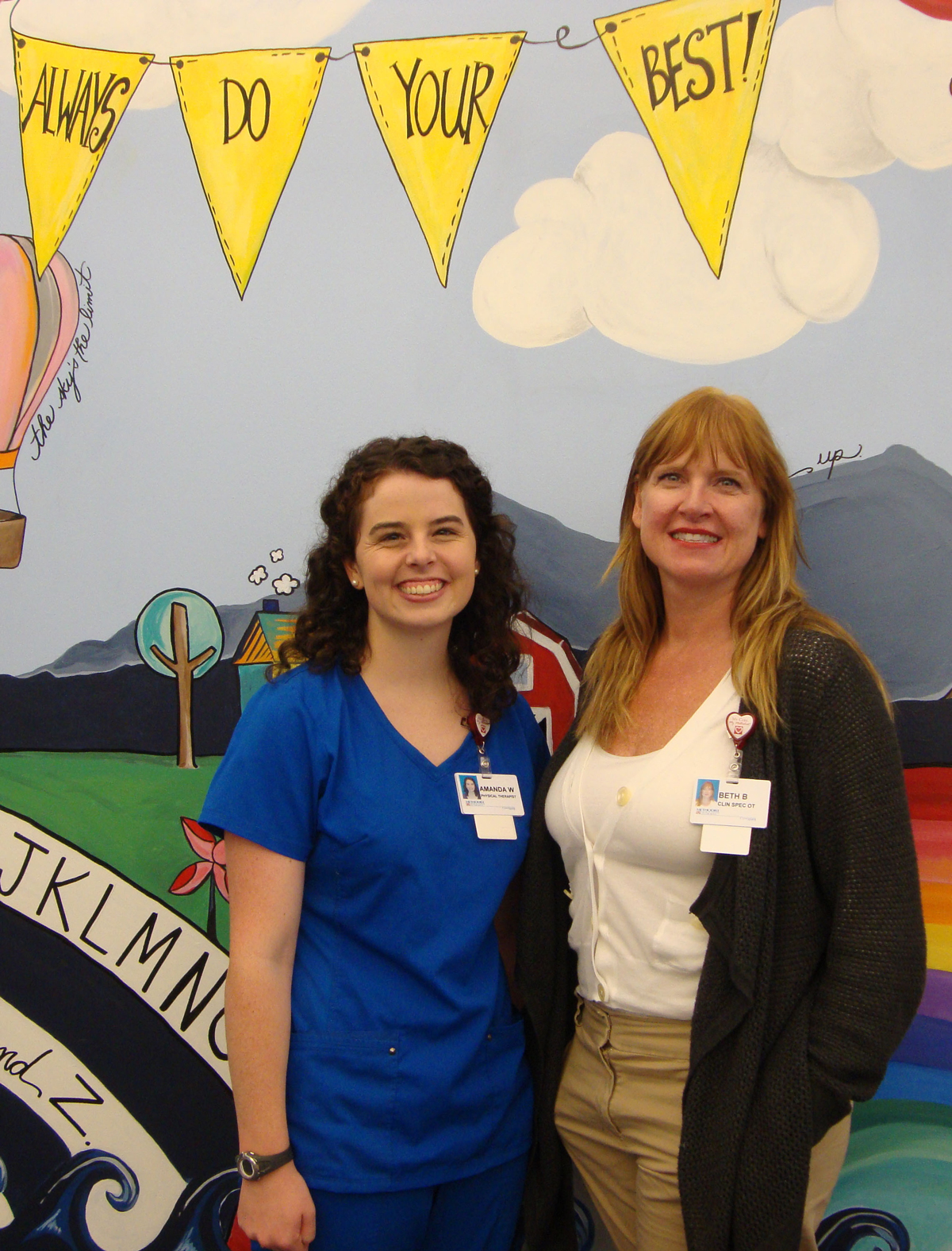Amanda-Witherspoon,-PT-and-Beth-Bostrom,-OTR,--WEB Witherspoon and Bostrom, Peds Therapists