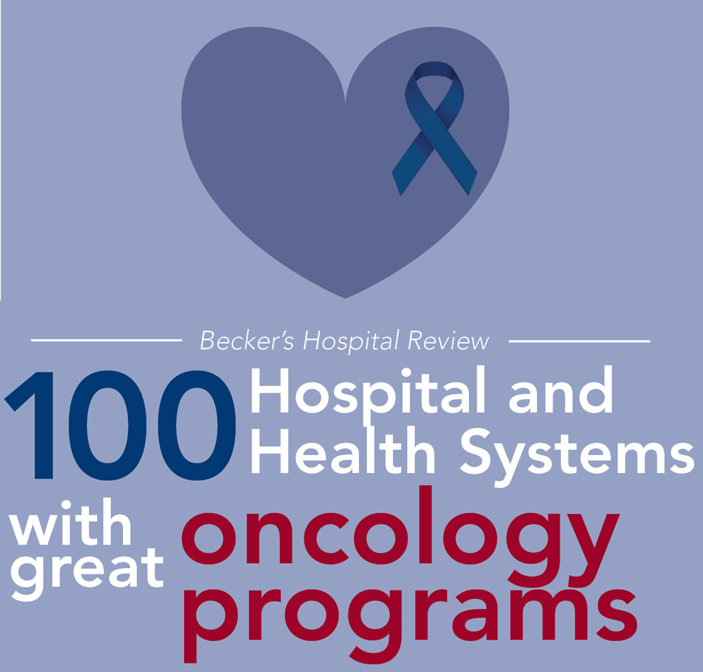 Fort Sanders Regional has been named to a national list of “100 Hospitals and Health Systems with Great Oncology Programs” by Becker’s Hospital Review