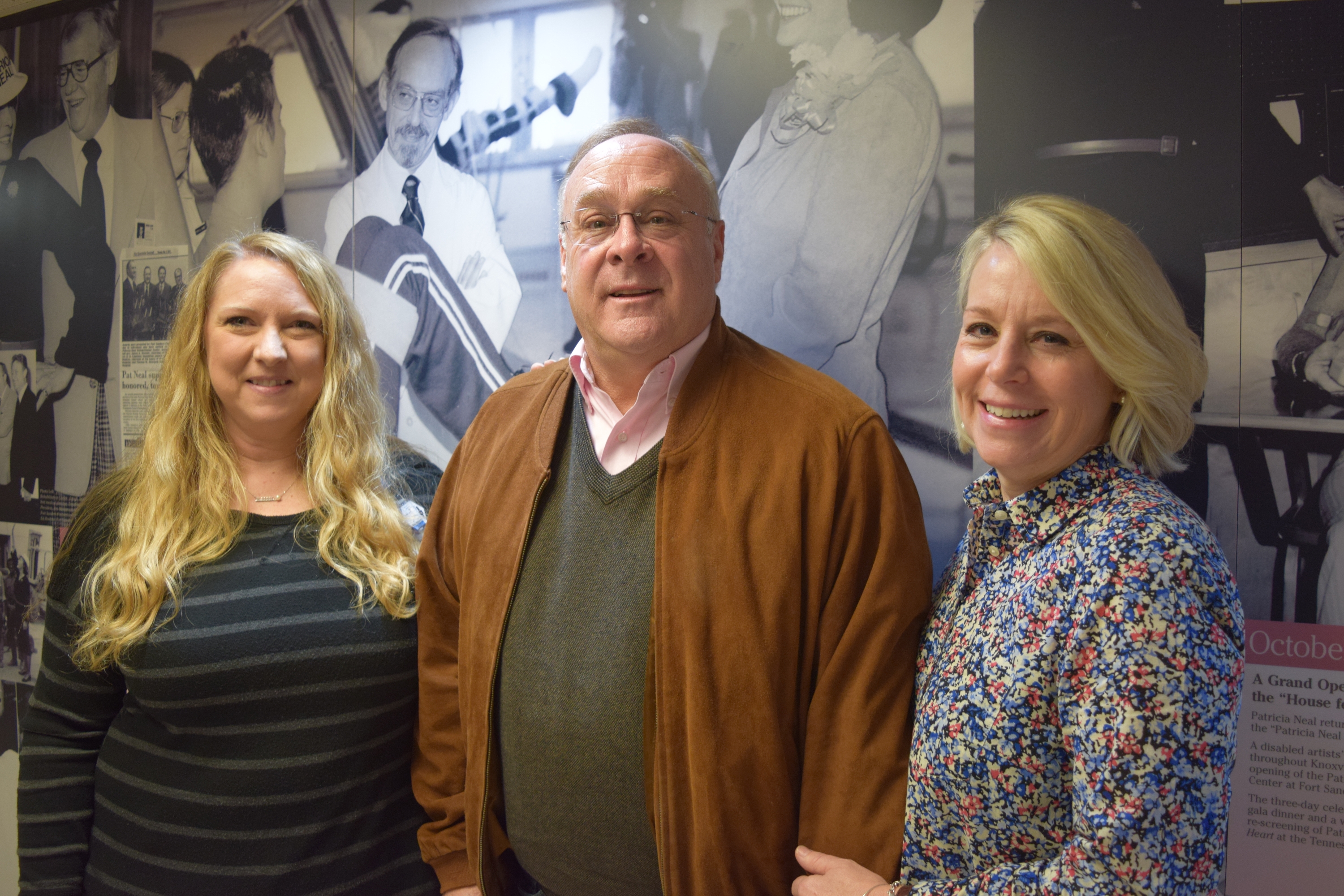 From left: Cher Sanders,, Jim Dallery and Tamara Dallery