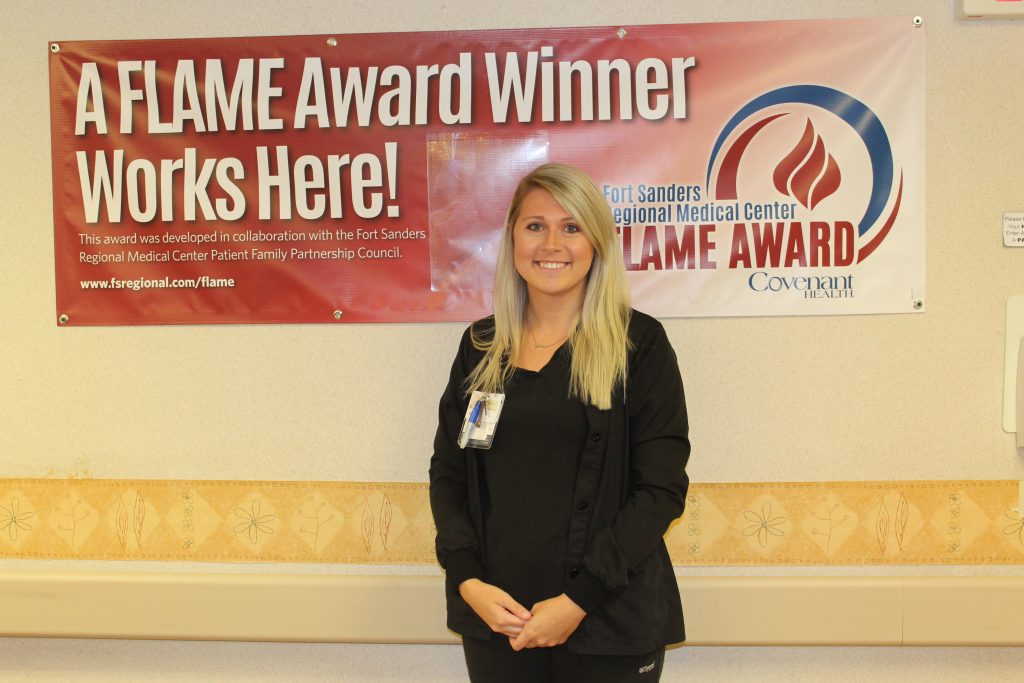 FLAME Award winner Hayley Porter