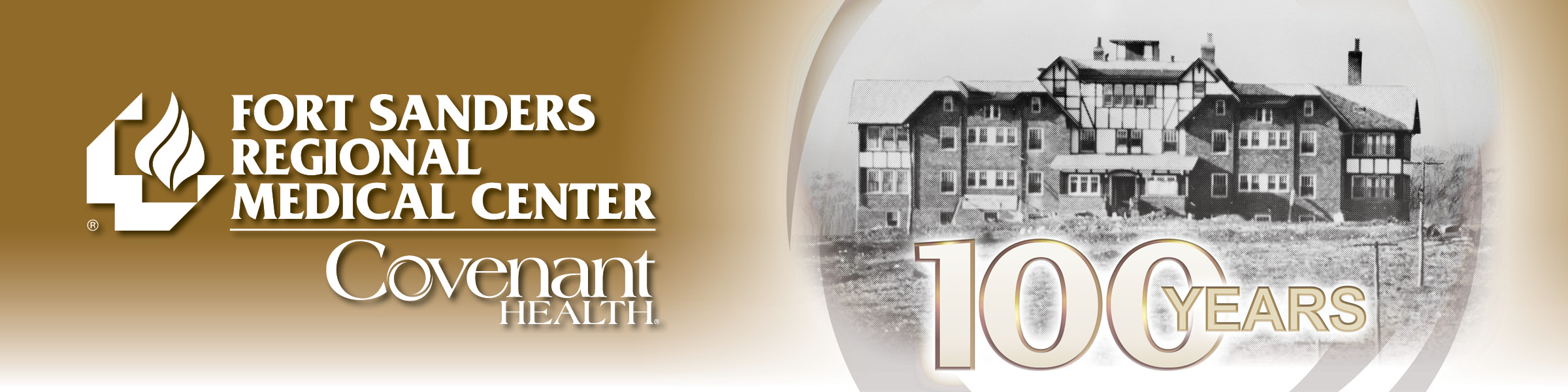 Fort Sanders Regional 100th Anniversary Graphic