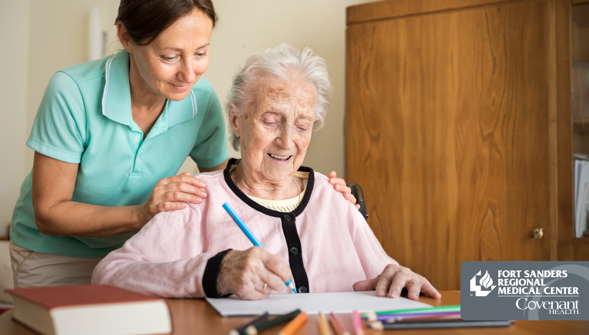 woman caring for an older woman