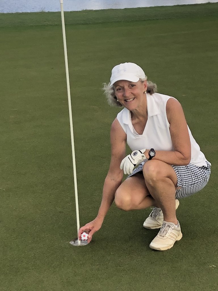 Virginia Tate at golf course