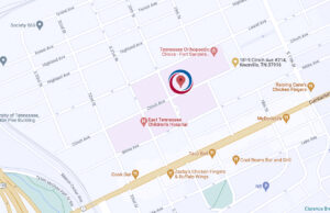 map location of Fort Sanders Regional Medical Center