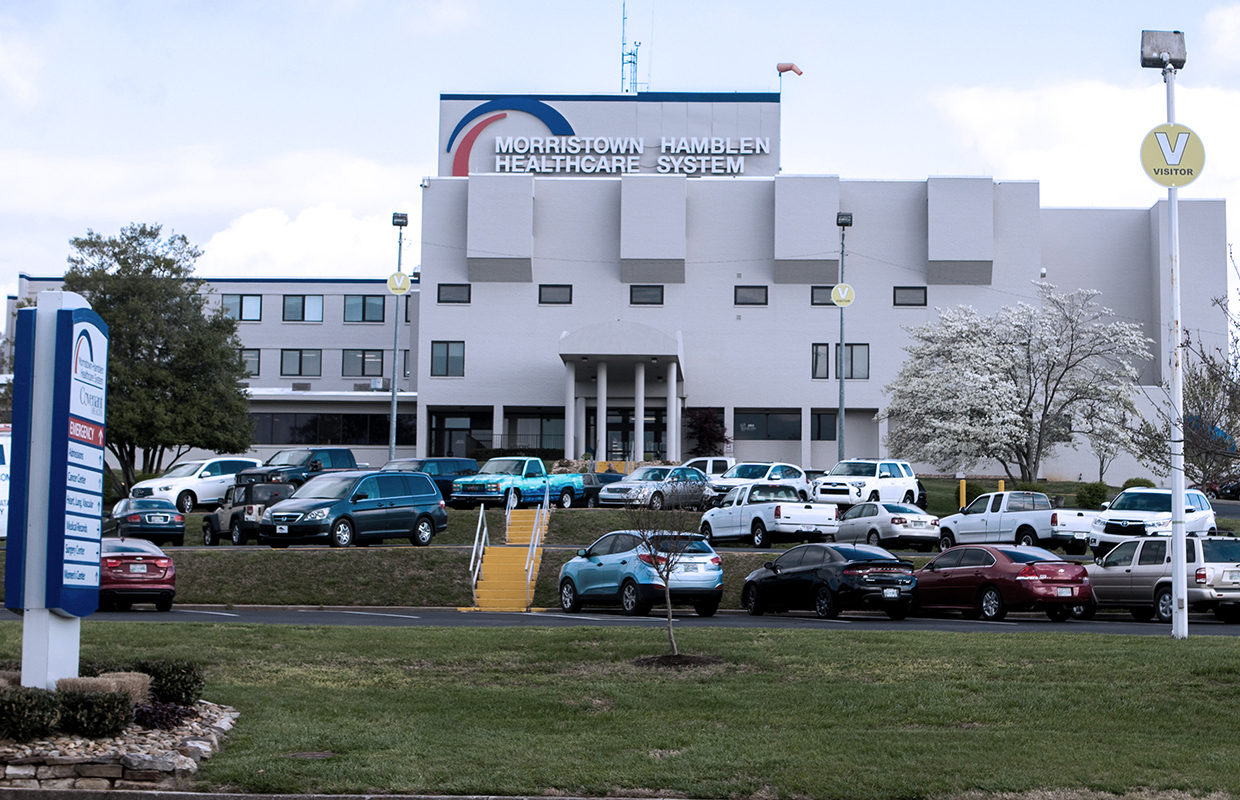 exterior photo of Morristown-Hamblen Healthcare System