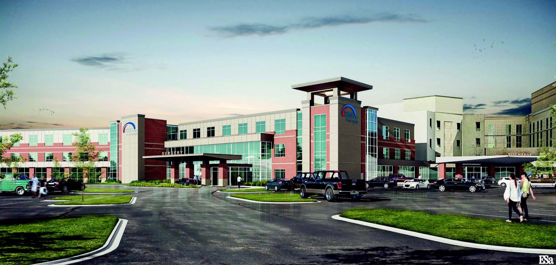 Architect rendering of Dogwood Tower.