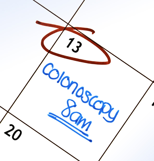 colonoscopy calendar graphic