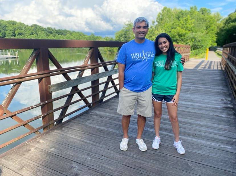 Dr. Sheth and Riya - Walk With A Doc - Horizontal