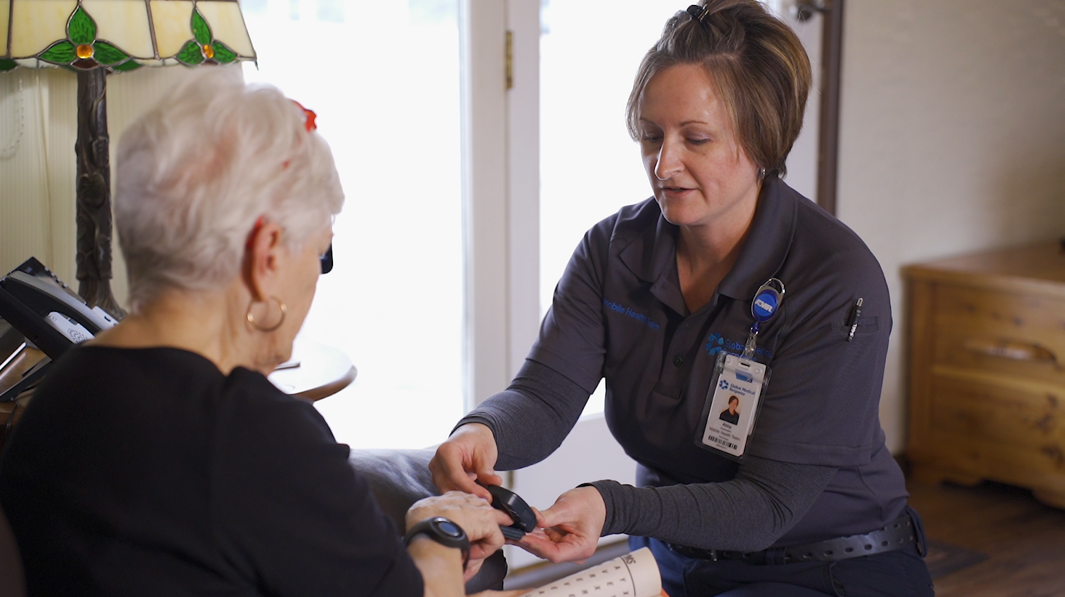 Paramedic with Patient-Advanced Care at Home