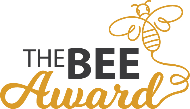 BEE Award logo with text and Bee