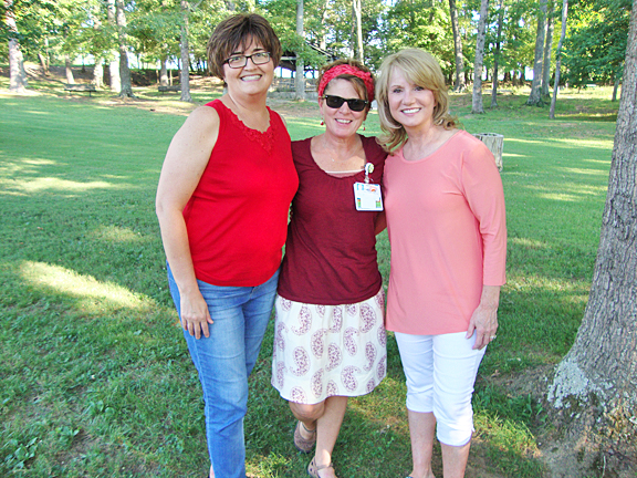 Debbie Thompson, Cher Stallings and Sid Brewer
