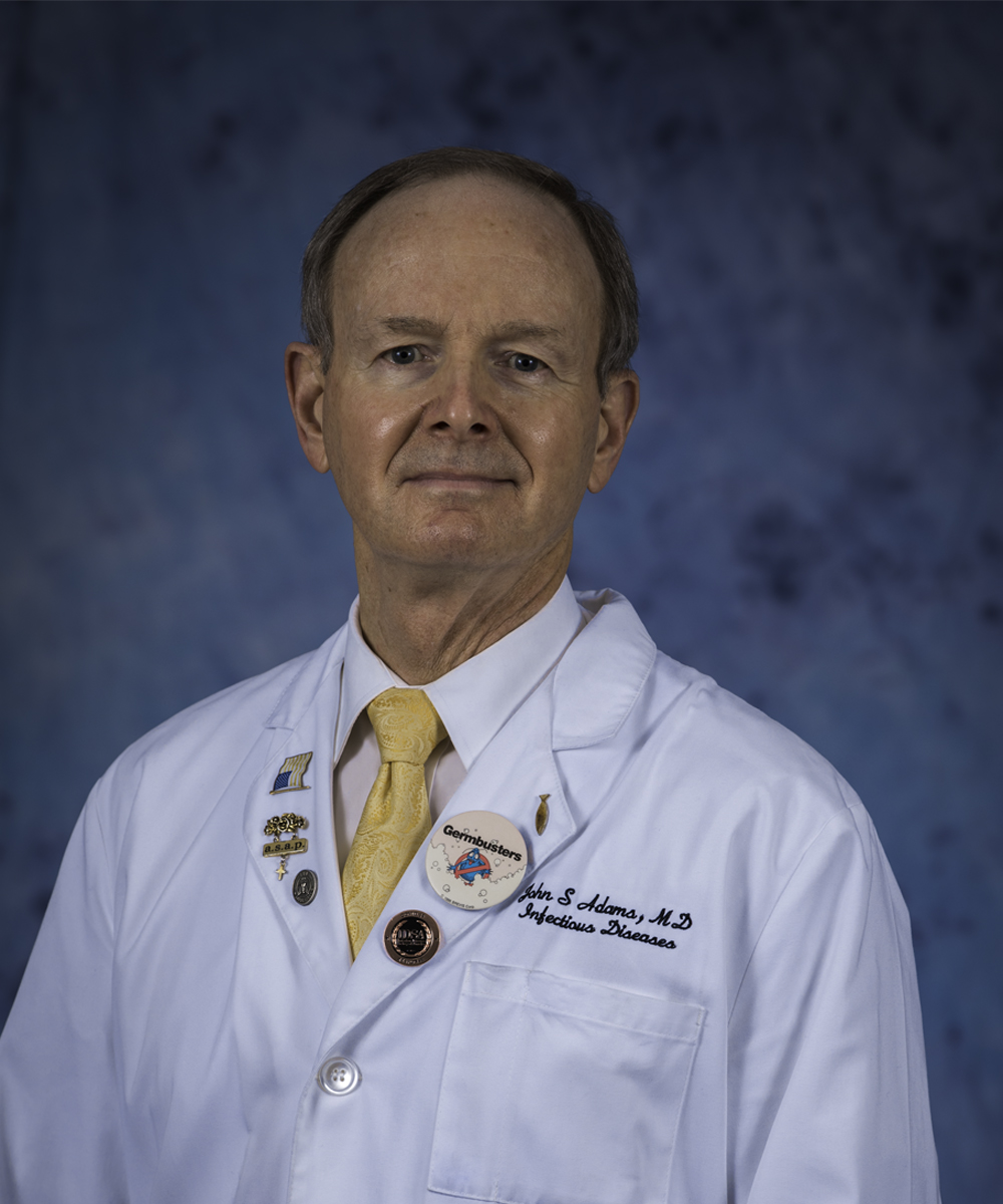 DR ADAMS 1000X1200 John S. Adams, MD, FIDSA, FSHEA