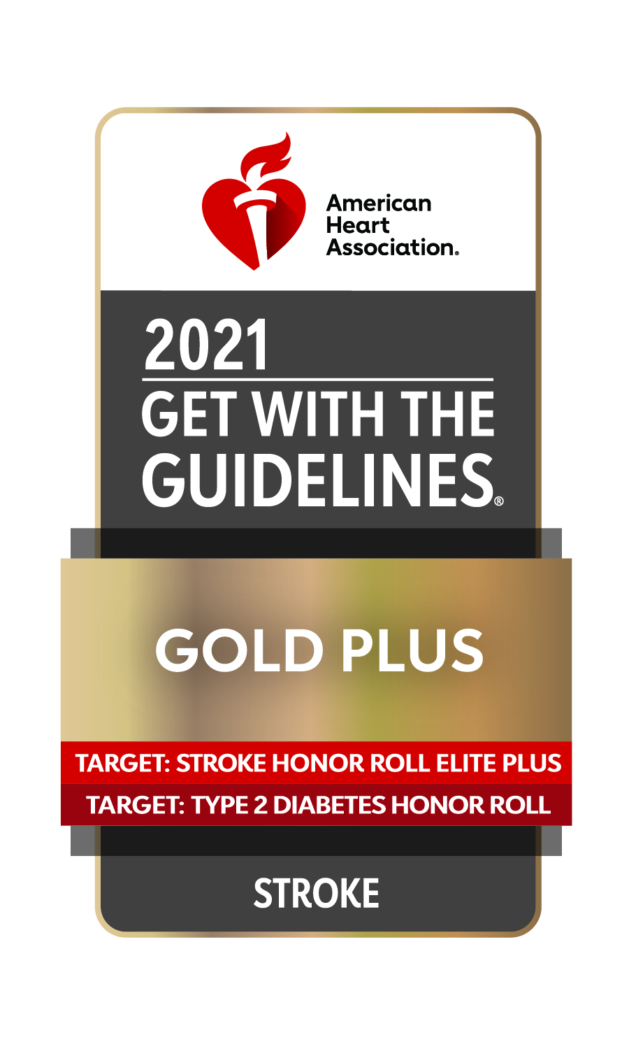 2021 gold stroke award