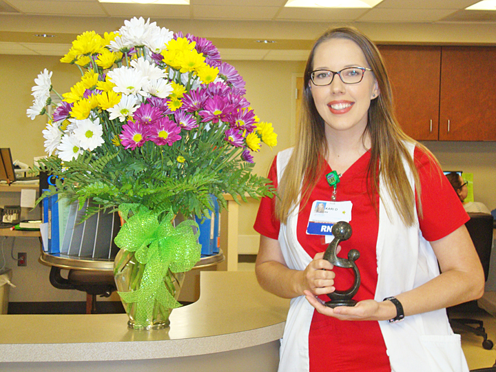 Congratulations to Kari Dirmeyer, RN - Methodist's first recipient of the DAISY Award for extraordinary nursing care.