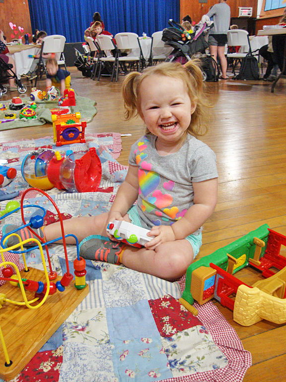 Methodist's Mommy2Mommy encourages young mothers to bring their children to the monthly luncheon for fun networking opportunities for moms and kids alike!