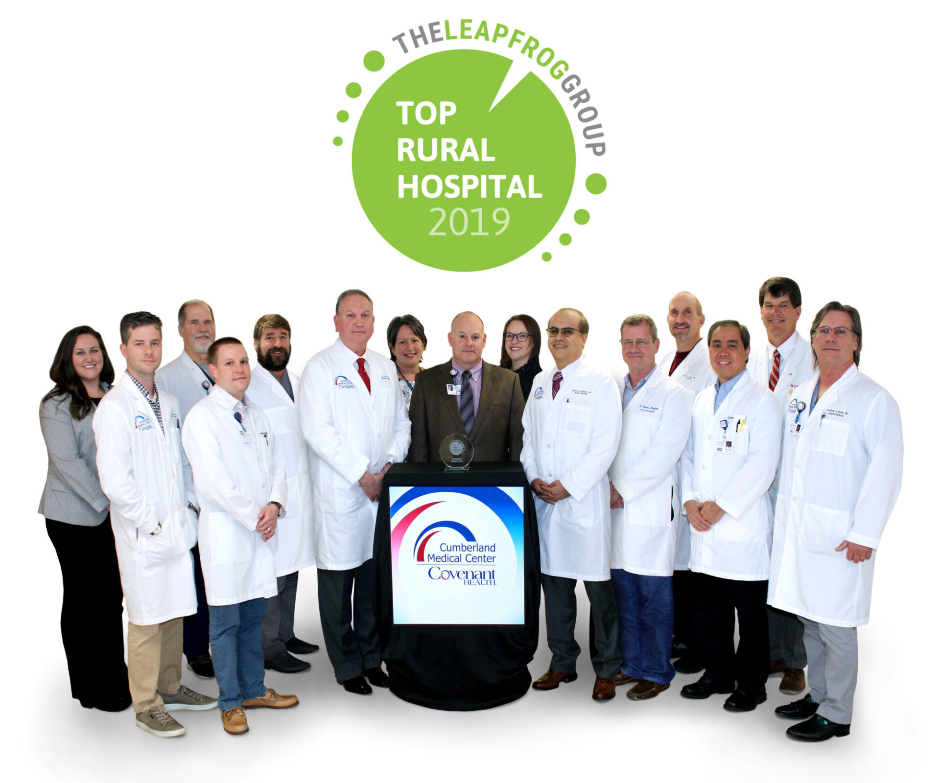 CMC members with Top Rural Hospital award