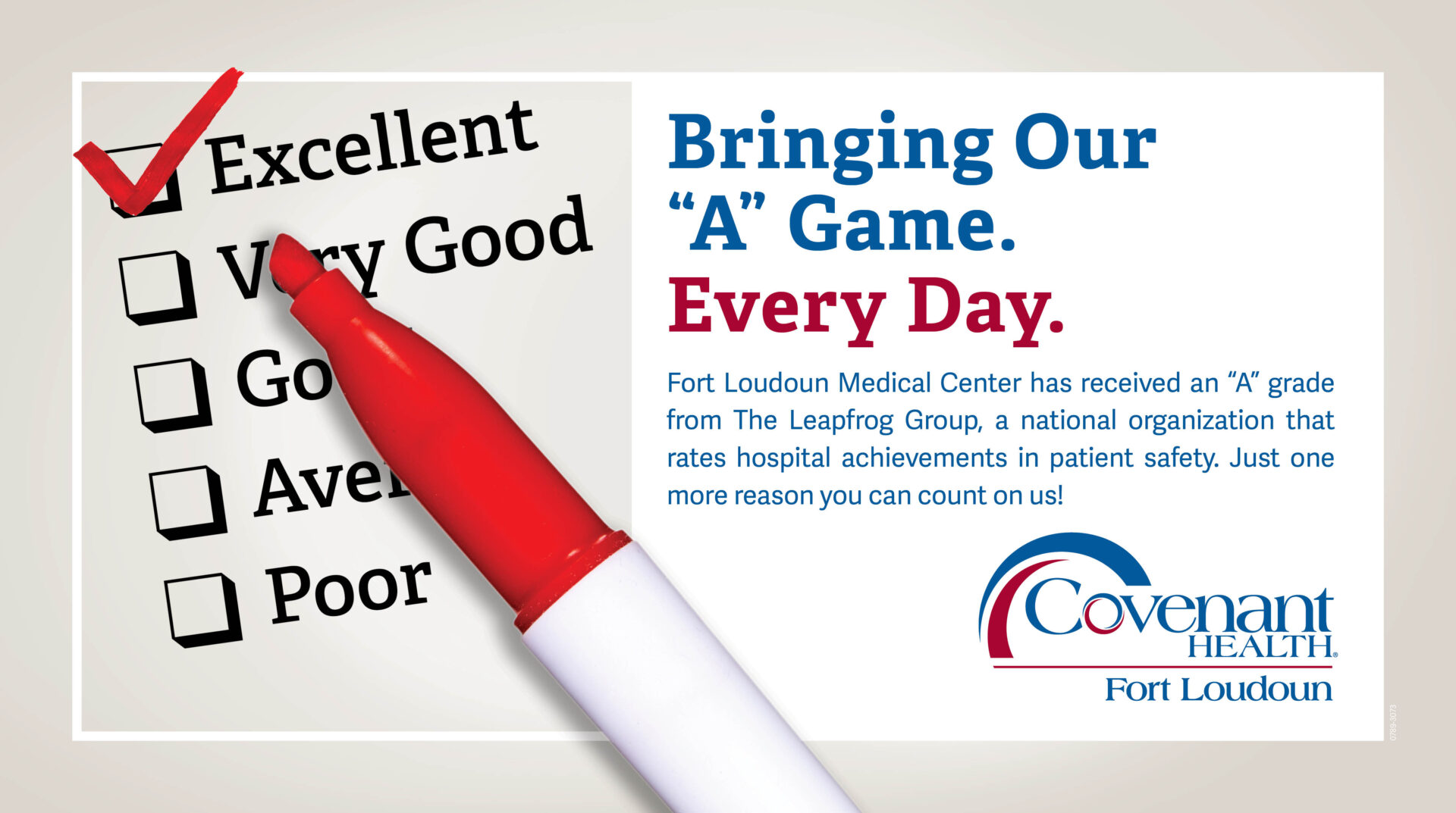 Fort Loudoun Medical Center Nationally Recognized with an ‘A’ Leapfrog Hospital Safety Grade