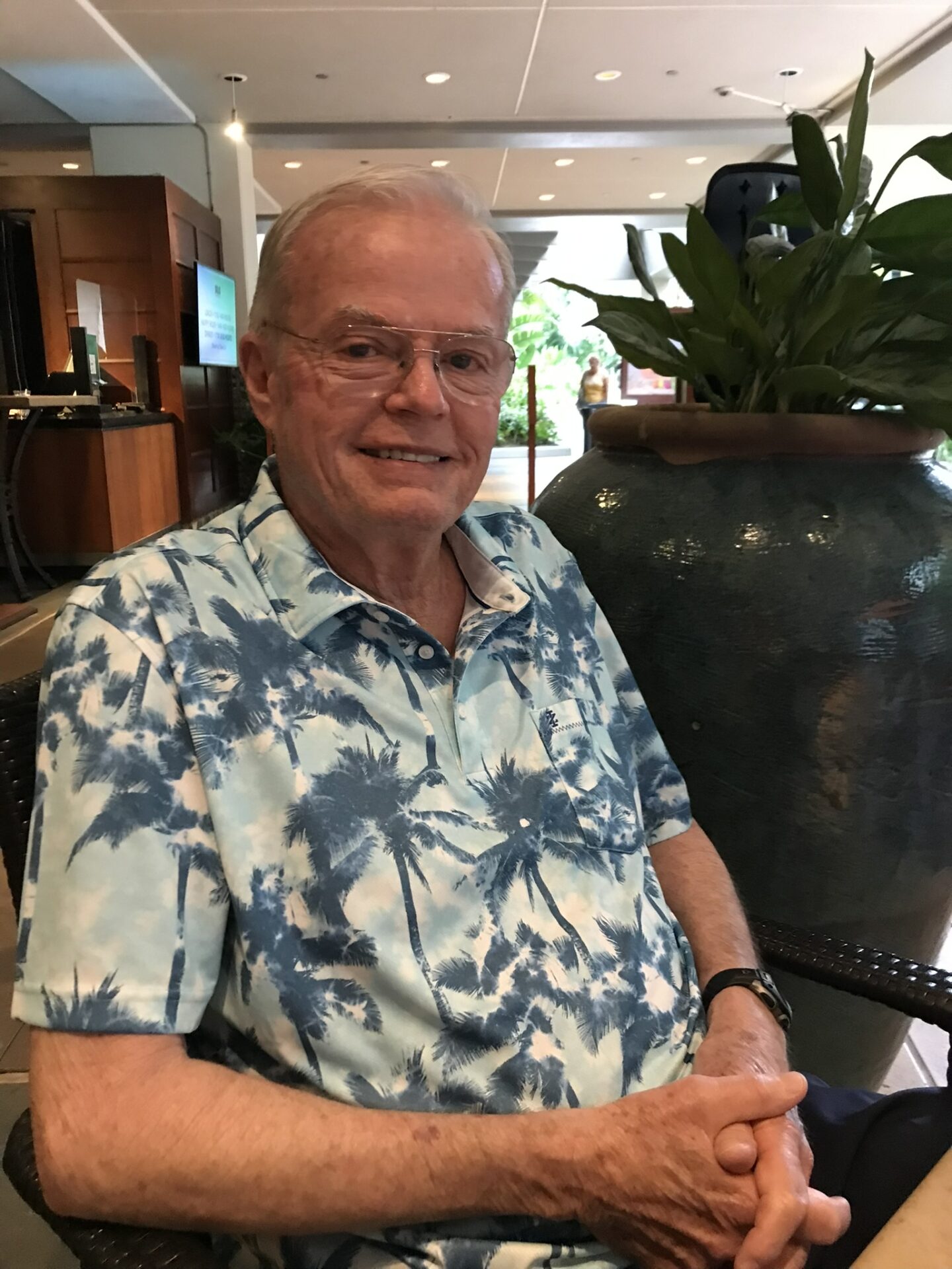 Bart Greenoe posing for a photo in Hawaii. 