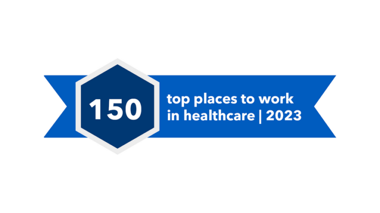 Becker's 150 Top Places to Work in Healthcare 2023 logo
