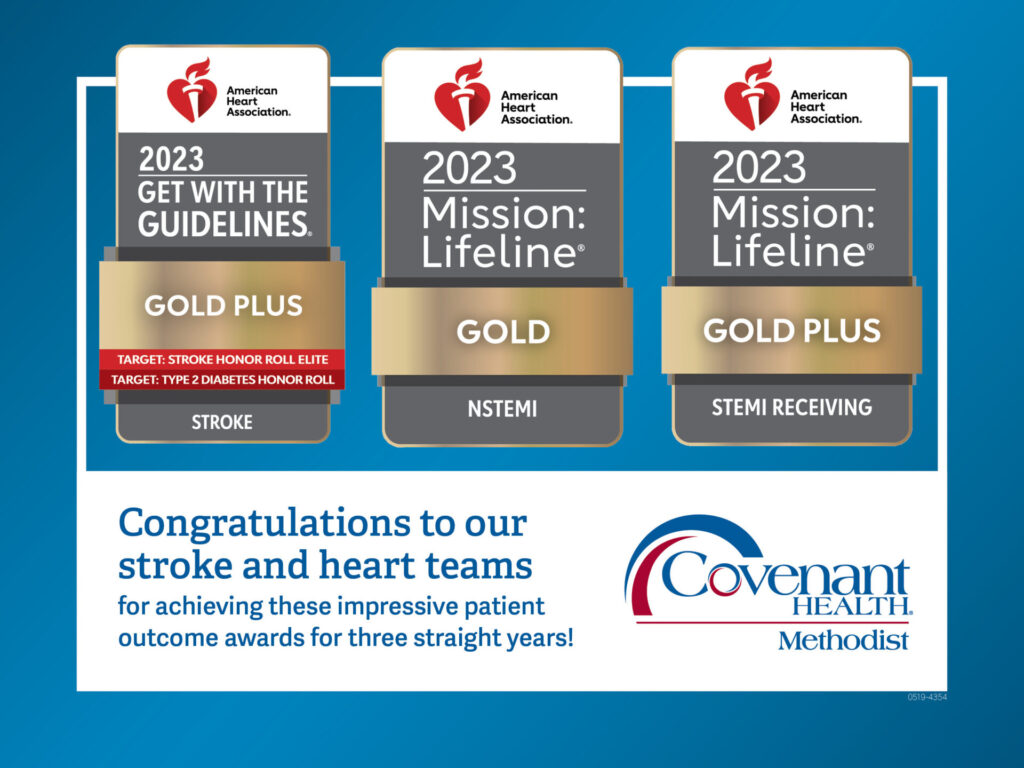 Methodist Medical Center American Heart and Get With The Guidelines Gold and Gold Plus Awards for 2023