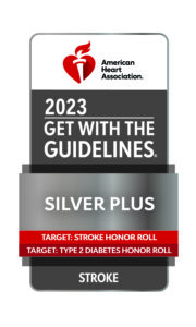 Get with the Guidelines Silver Plus logo.