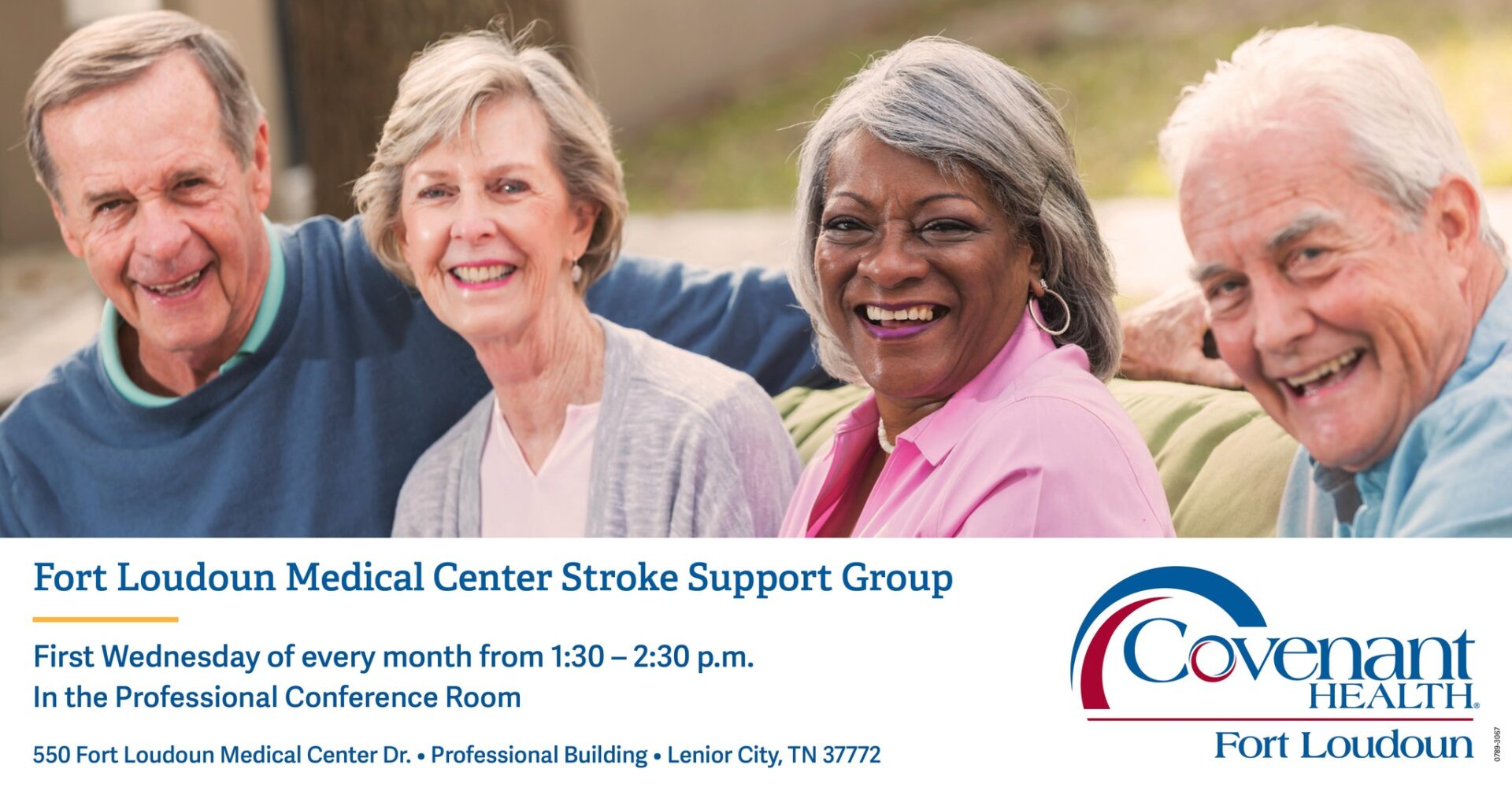 stroke support group promo image.