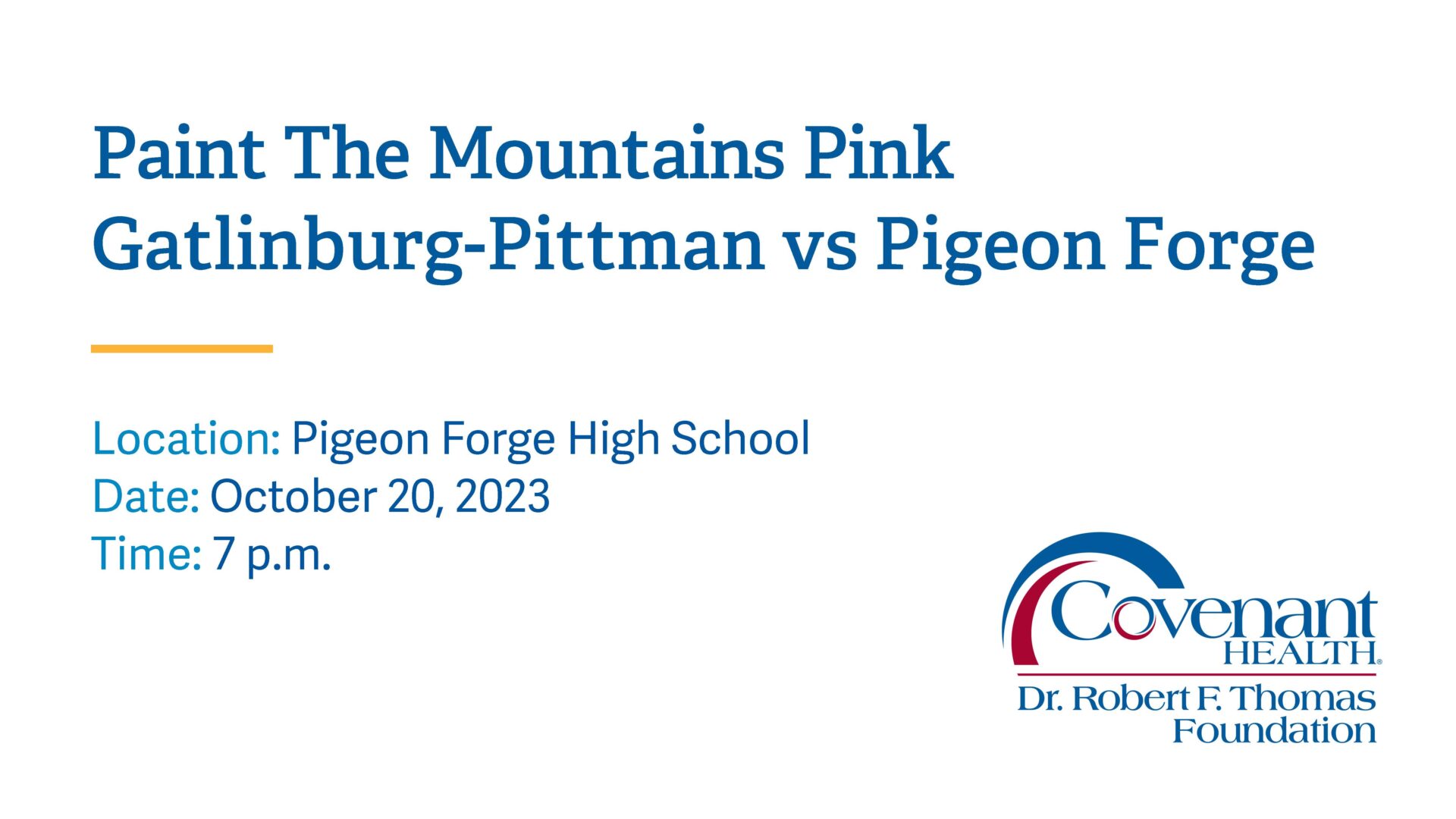 Pink Out Pigeon Forge