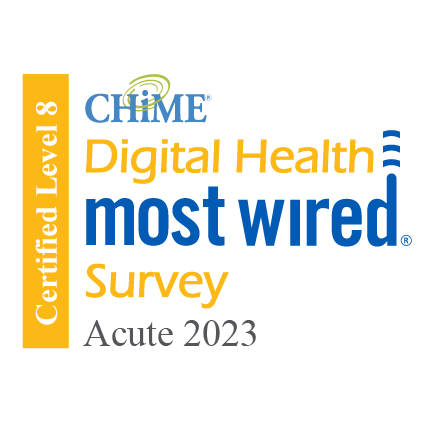 CHIME Digital Health Most Wired Acute Level 8 logo