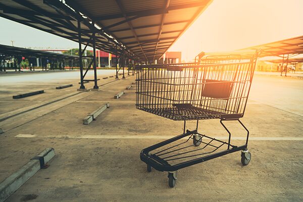 abandoned shopping cart