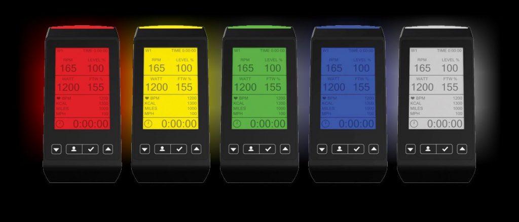 Matrix Fitness IC7 Indoor Stationary Bike Monitors.