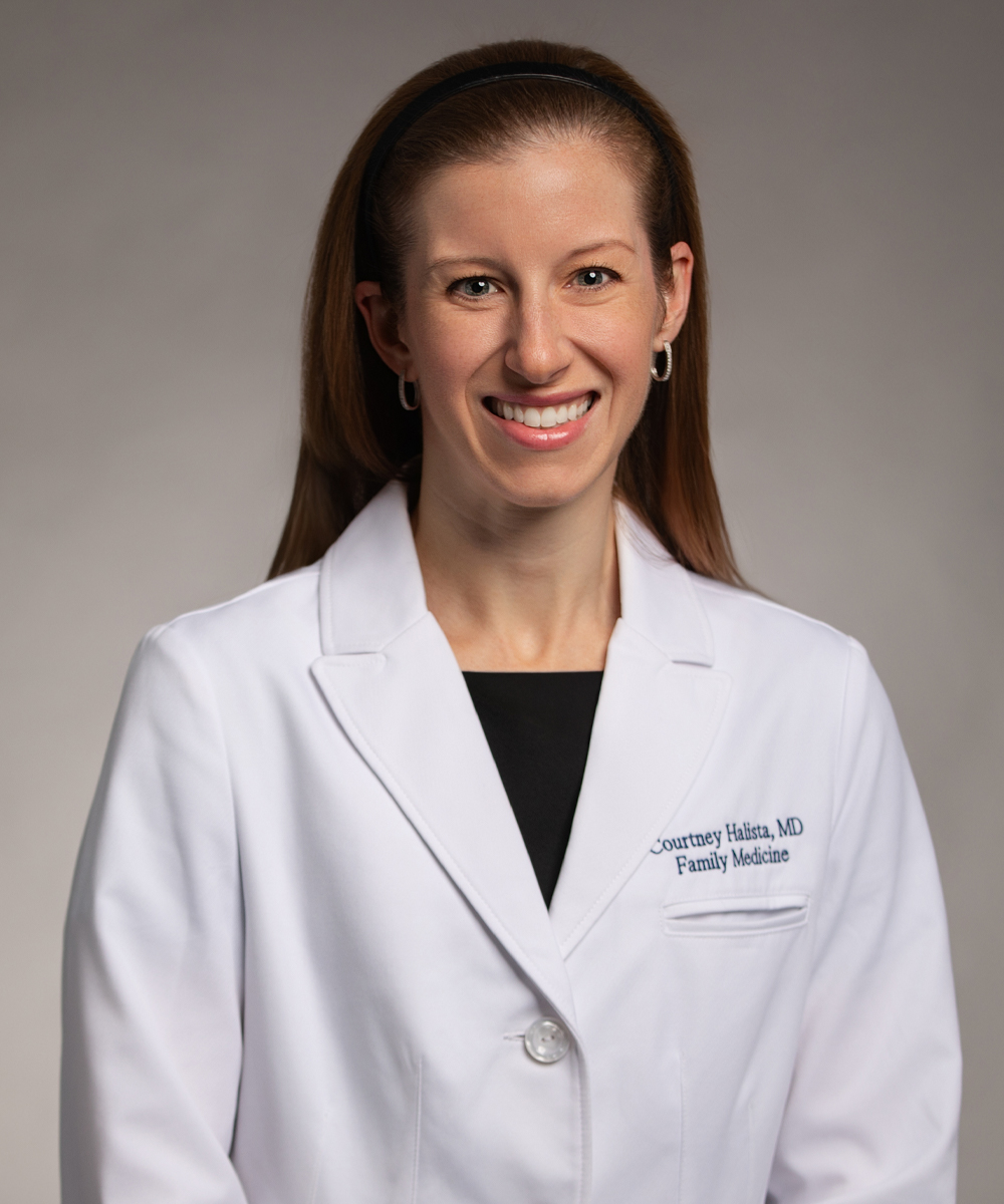 Courtney Halista, MD, headshot.