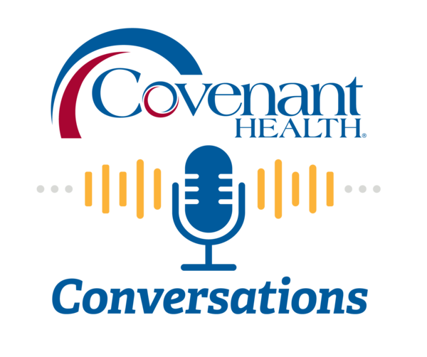Logo for Covenant Health Conversations, Covenant Health's video podcast